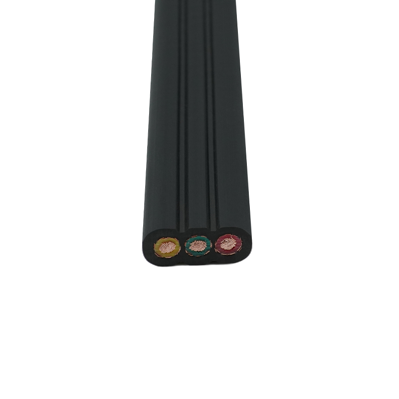 Rézmagos PVC szigetelésű PVC köpenyű, árnyékolt liftkábel