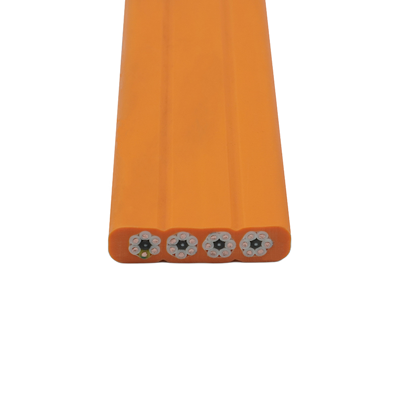 Összetett köpenyű daru utazó lapos kábel