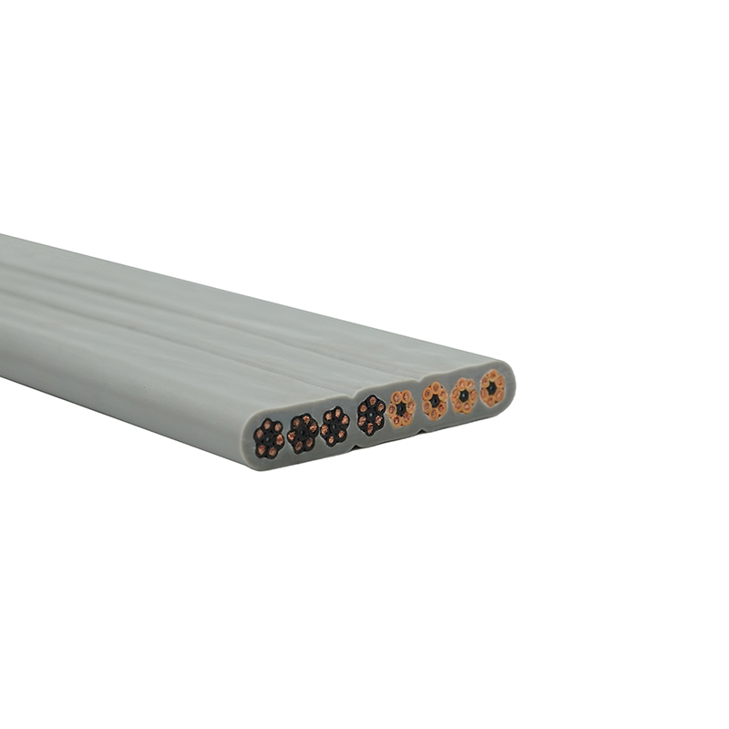 Rézmagos PVC szigetelésű PVC köpenyű liftlapos kábel