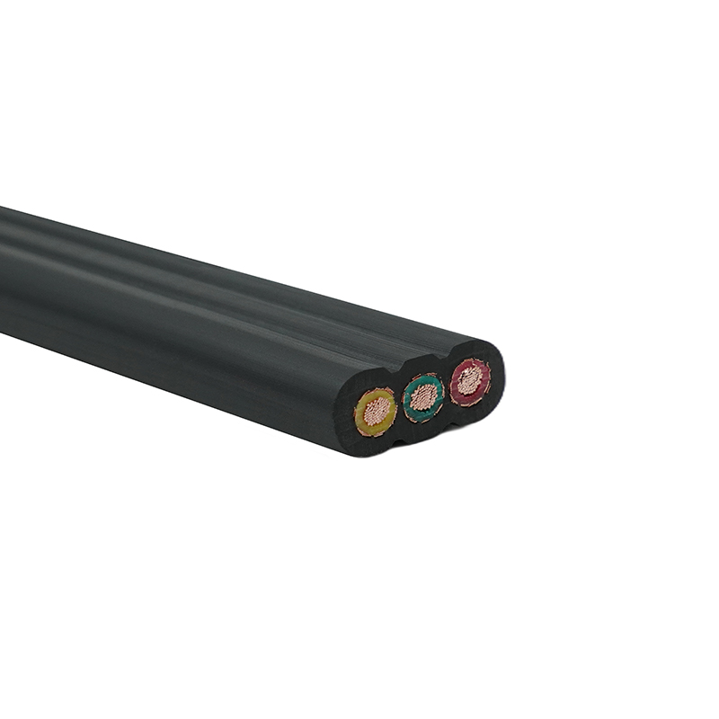 Rézmagos PVC szigetelésű PVC köpenyű, árnyékolt liftkábel