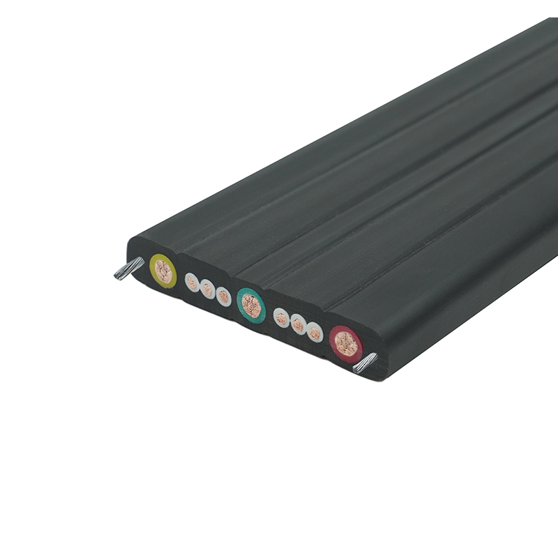 Összetett köpenyű daru utazó lapos kábel acélhuzallal