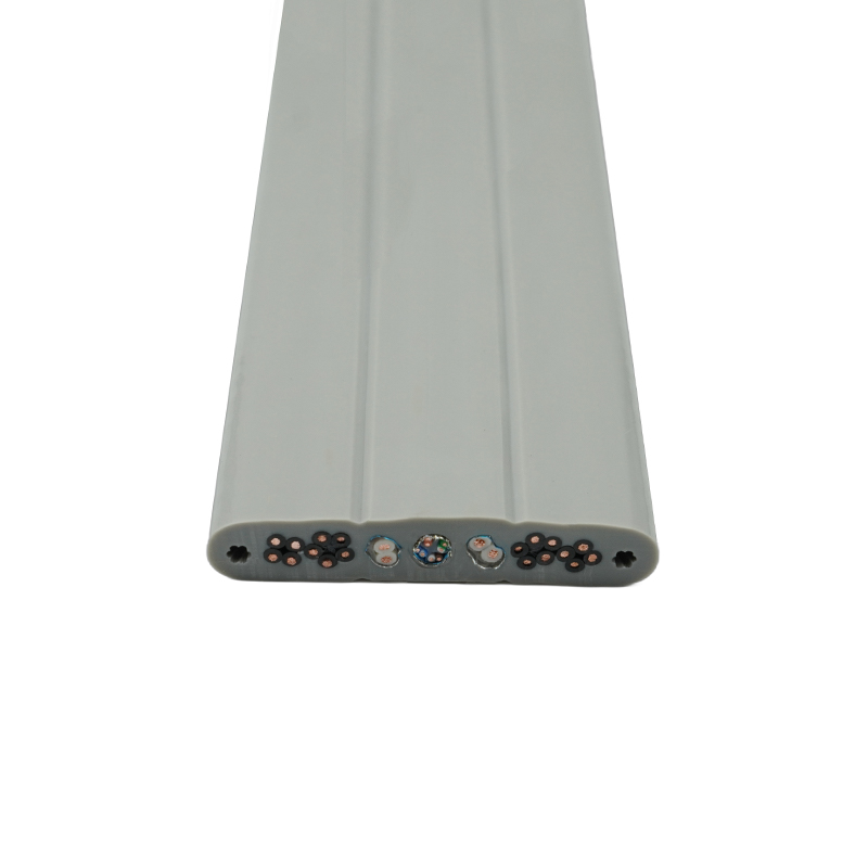 Rézmagos PVC szigetelésű PVC köpenyű liftlapos kábel acélhuzallal