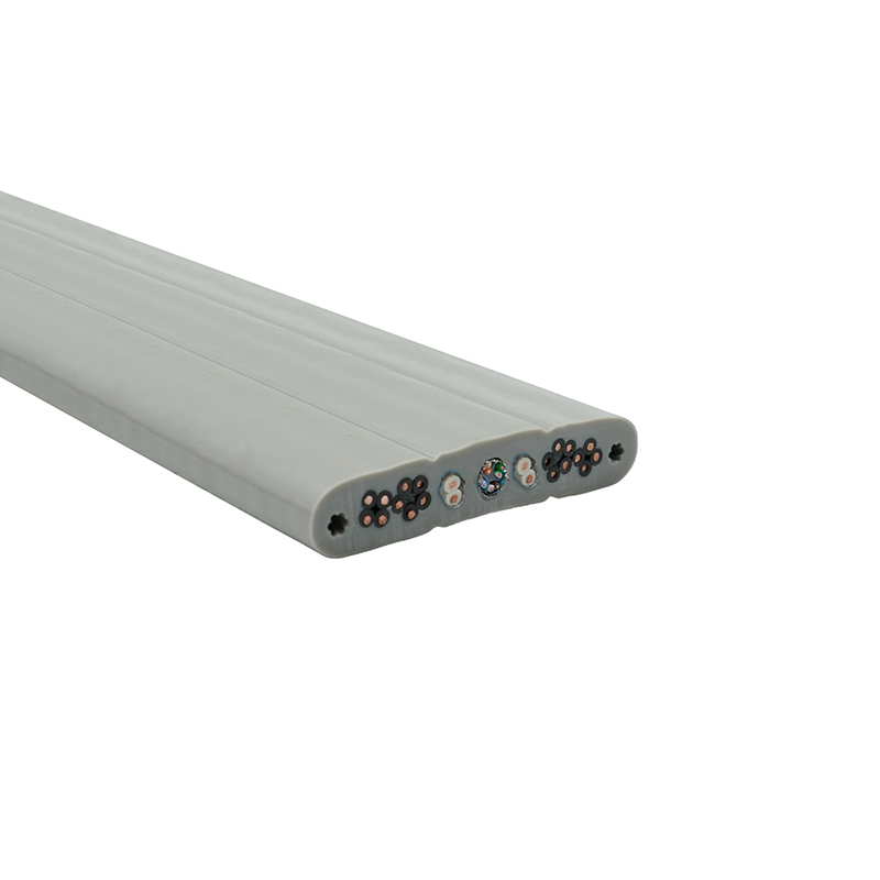 Rézmagos PVC szigetelésű PVC köpenyű liftlapos kábel acélhuzallal