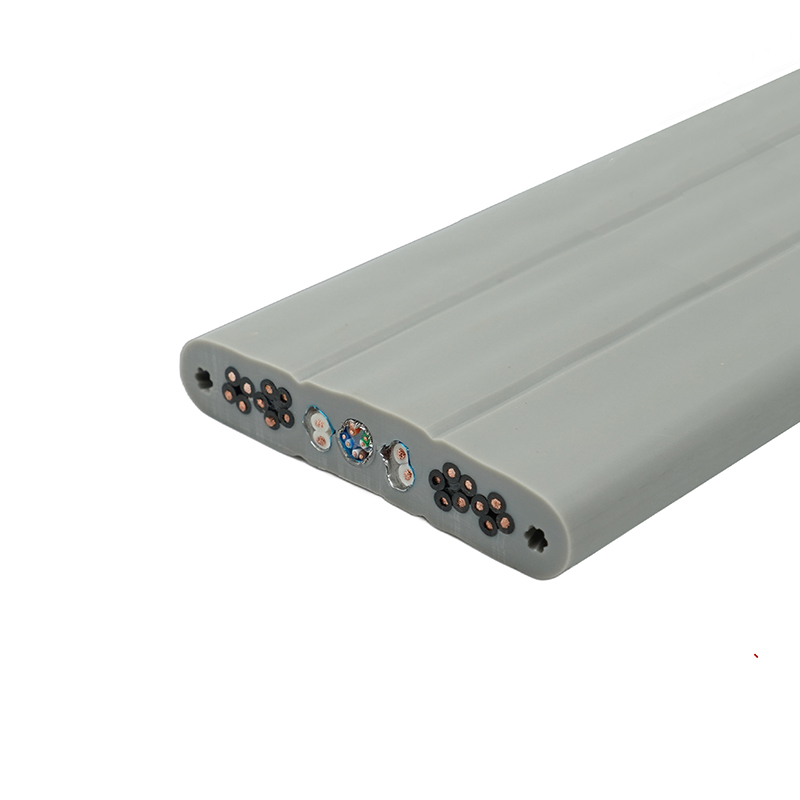 Rézmagos PVC szigetelésű PVC köpenyű liftlapos kábel acélhuzallal