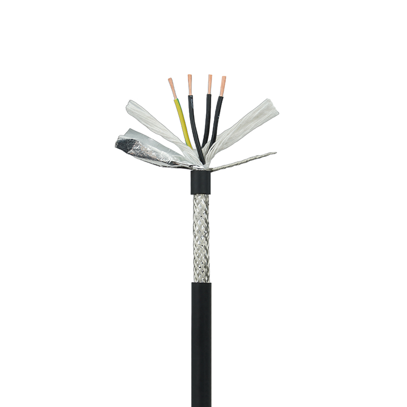 Rugalmas árnyékolt csavart érpárú húzólánc kábel