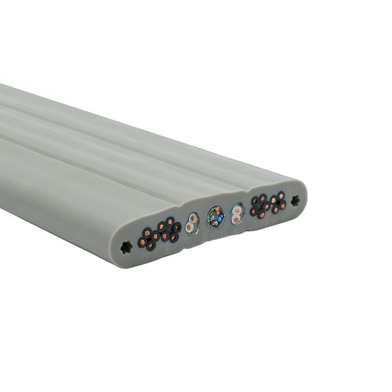 Rézmagos PVC szigetelésű PVC köpenyű liftlapos kábel acélhuzallal