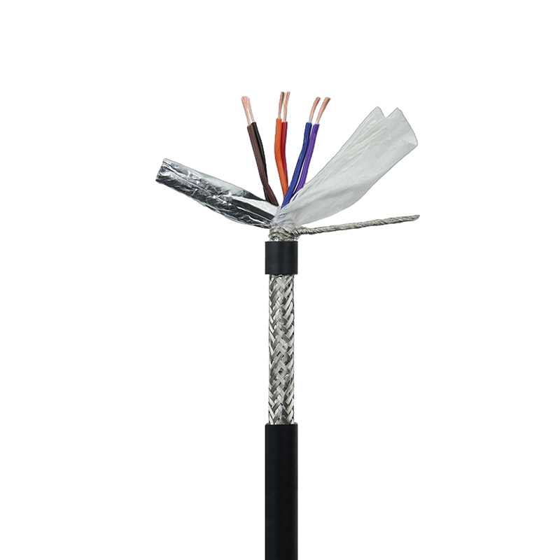 Nagy rugalmasságú árnyékolt csavart érpárú húzólánc kábel