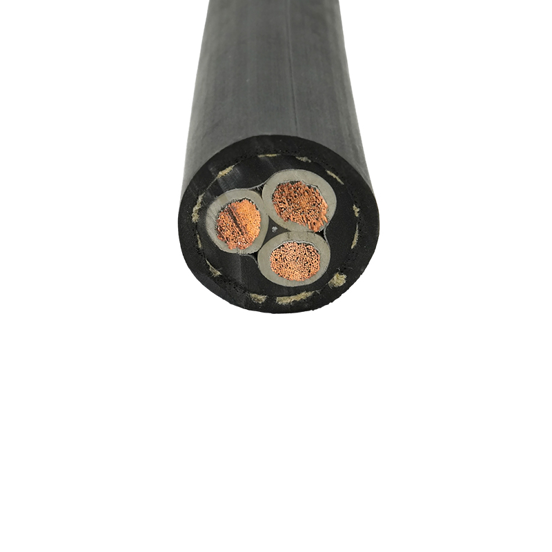 Nagy teherbírású kültéri olajálló, rugalmas gumikábel